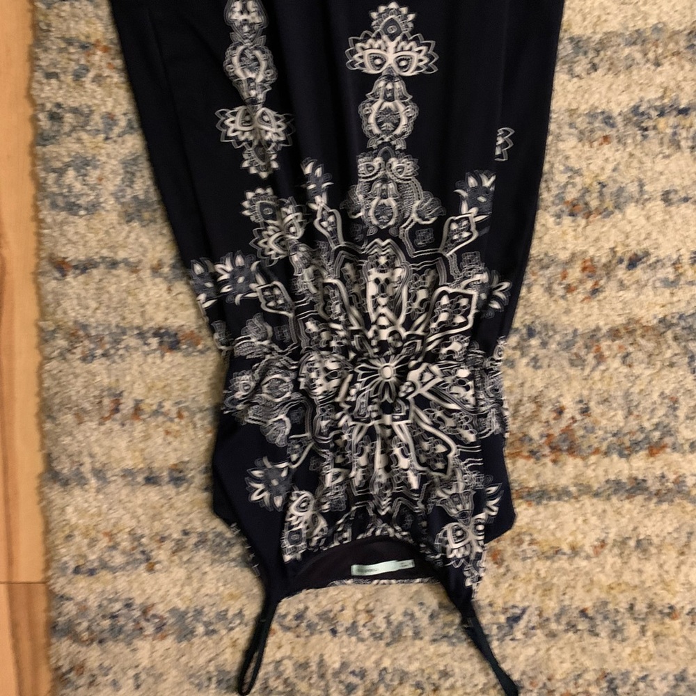Navy blue strap stretchy dress Maurice’s size S